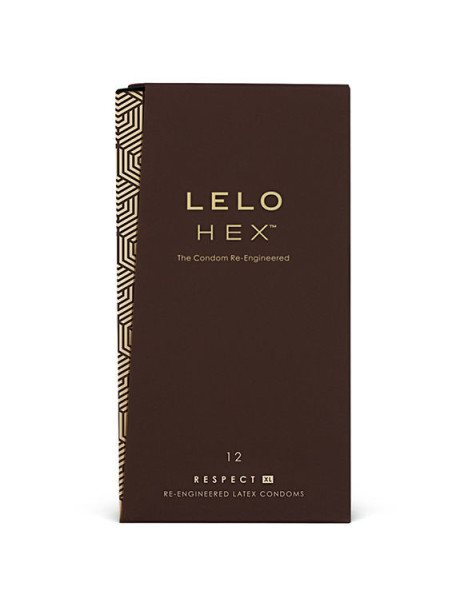 LELO HEX CONDOMS RESPECT XL 12 PACK