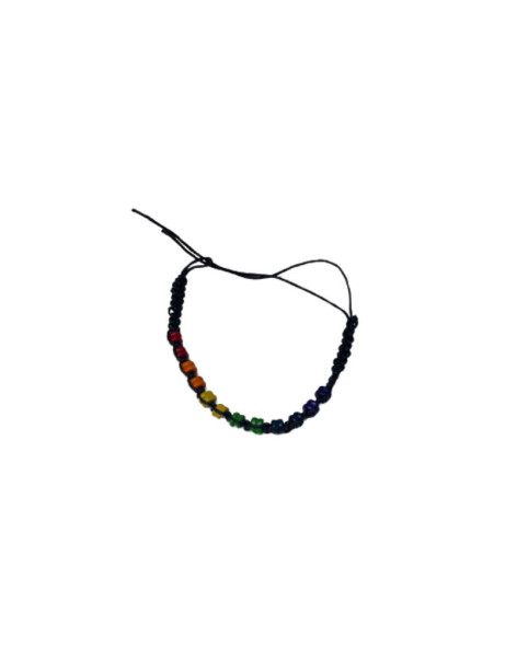 PRIDE - PULSERA CUENTAS BANDERA LGBT