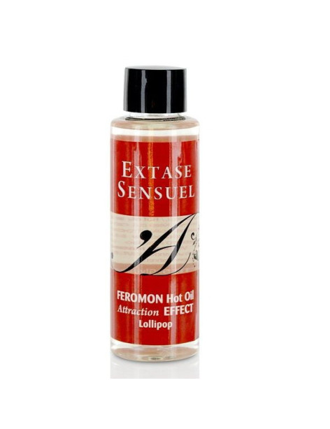 EXTASE SENSUEL A. DE MASAJE EFECTO CALOR CON FEROMONAS PIRULET 100ML