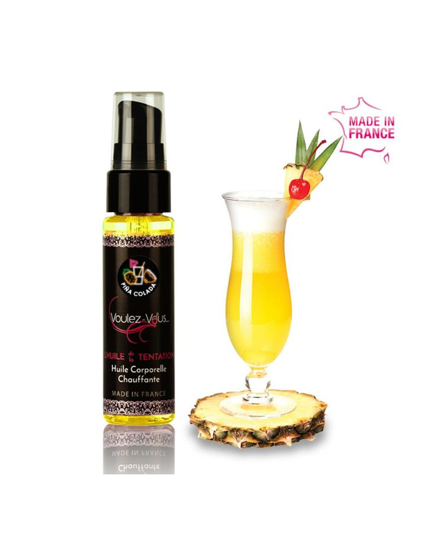 VOULEZ-VOUS - ACEITE EFECTO CALOR - PIÑA COLADA 35 ML