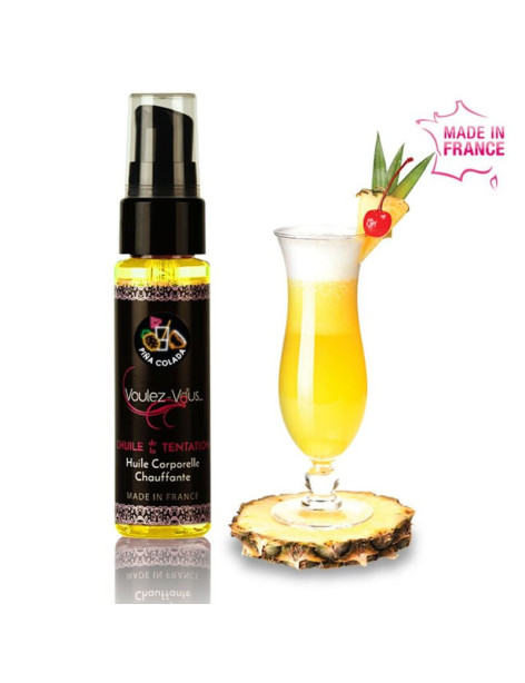 VOULEZ-VOUS - ACEITE EFECTO CALOR - PIÑA COLADA 35 ML