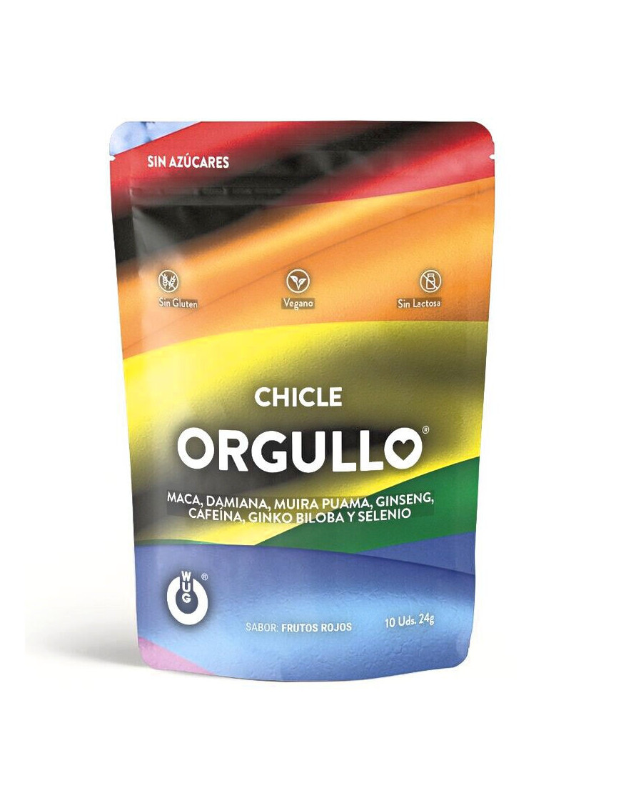 WUG GUM ORGULLO CHICLE PRIDE LGBT 10 UNIDADES