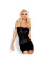 OBSESSIVE - D307 VESTIDO NEGRO S/M/L