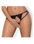 OBSESSIVE - PICANTINA TANGA NEGRO CON APERTURA S/M