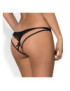 OBSESSIVE - PICANTINA TANGA NEGRO CON APERTURA S/M