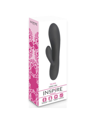 INSPIRE SENSE OLIVIA VIBRADOR RABBIT NEGRO