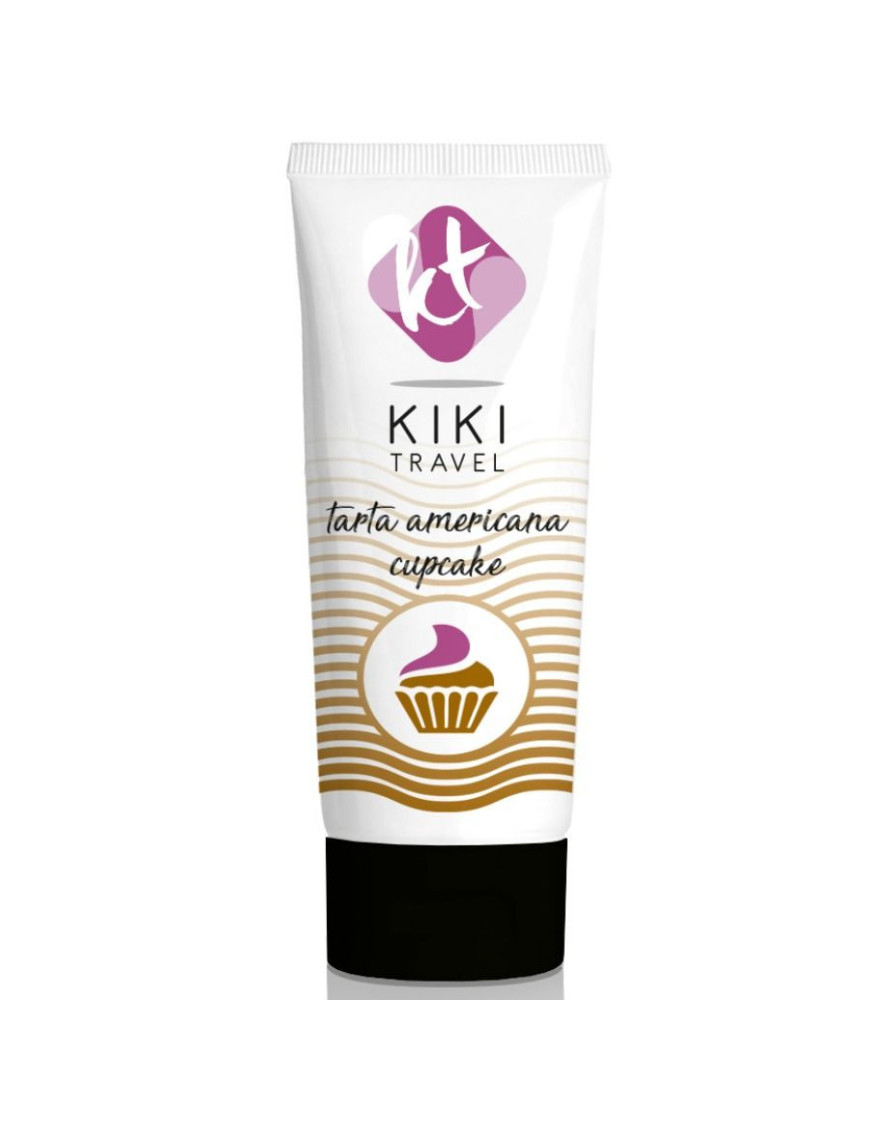 KIKÍ TRAVEL GEL DESLIZANTE SABOR A TARTA AMERICANA CUPCAKE 50 ML