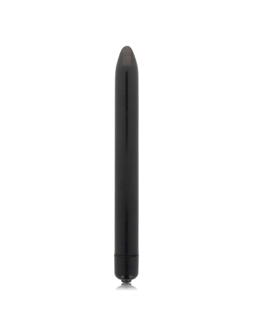 GLOSSY SLIM VIBRADOR NEGRO