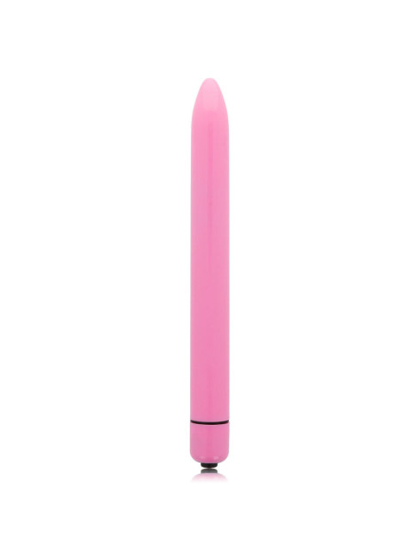 GLOSSY SLIM VIBRADOR ROSA INTENSO