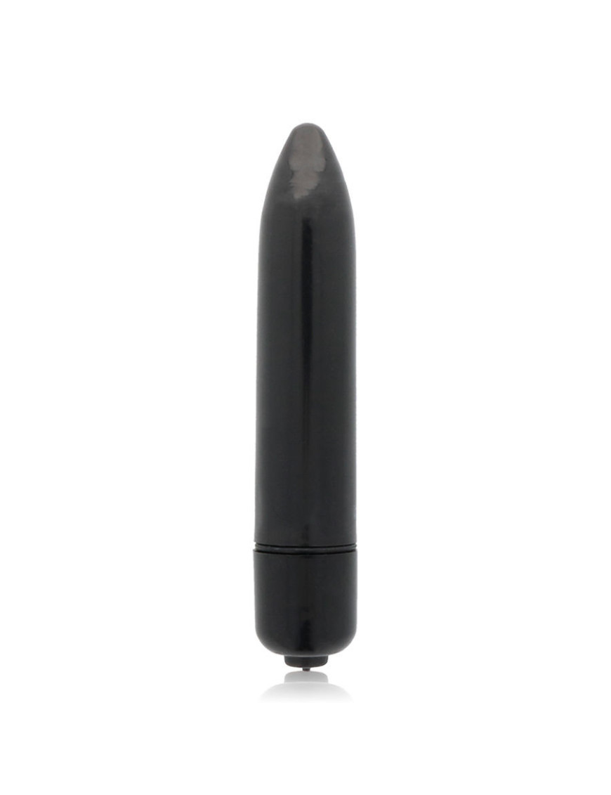 GLOSSY THIN VIBRADOR NEGRO