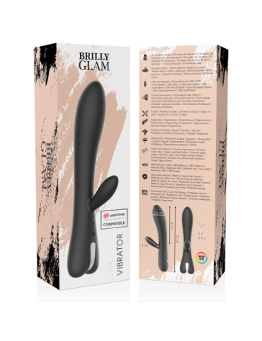 BRILLY GLAM ERIK VIBRADOR COMPATIBLE CON WATCHME WIRELESS TECHNOLOGY