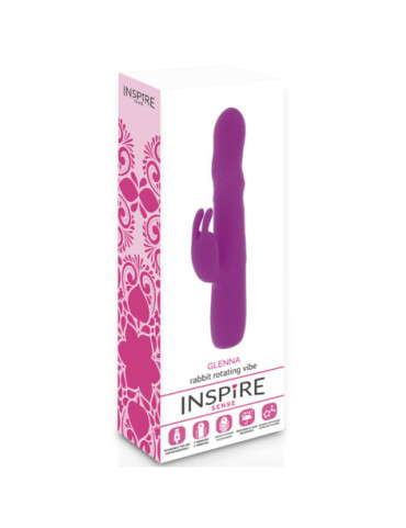 INSPIRE GLENNA VIBRATOR RABBIT ROTADOR LILA