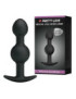 PRETTY LOVE - BOLAS ANALES SILICONA ESTIMULACION ESPECIAL 10.3 CM - NEGRO