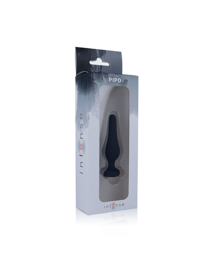 INTENSE ANAL PLUG PIPO S SILICONE NEGRO 9.8 CM