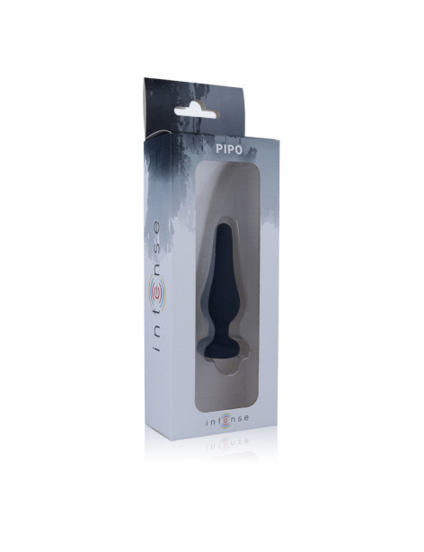 INTENSE ANAL PLUG PIPO S SILICONE NEGRO 9.8 CM