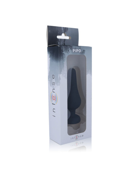 INTENSE ANAL PLUG PIPO L SILICONE NEGRO 13 CM