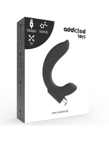 ADDICTED TOYS VIBRADOR PROSTÁTICO RECARGABLE NEGRO