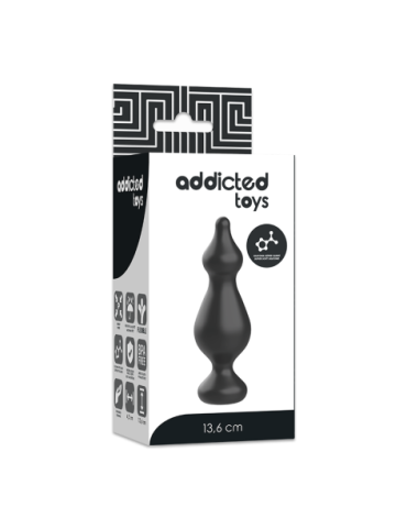 ADDICTED TOYS ANAL SEXUAL PLUG 13.6CM NEGRO