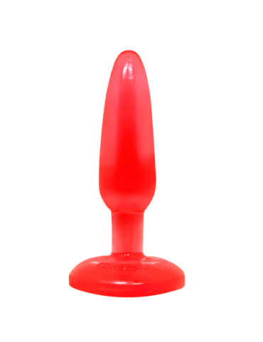 PLUG ANAL TACTO SUAVE ROJO...