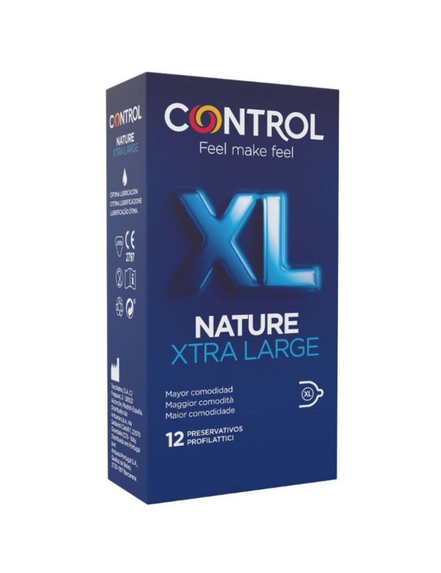 CONTROL ADAPTA NATURE XL PRESERVATIVOS 12 UNIDADES