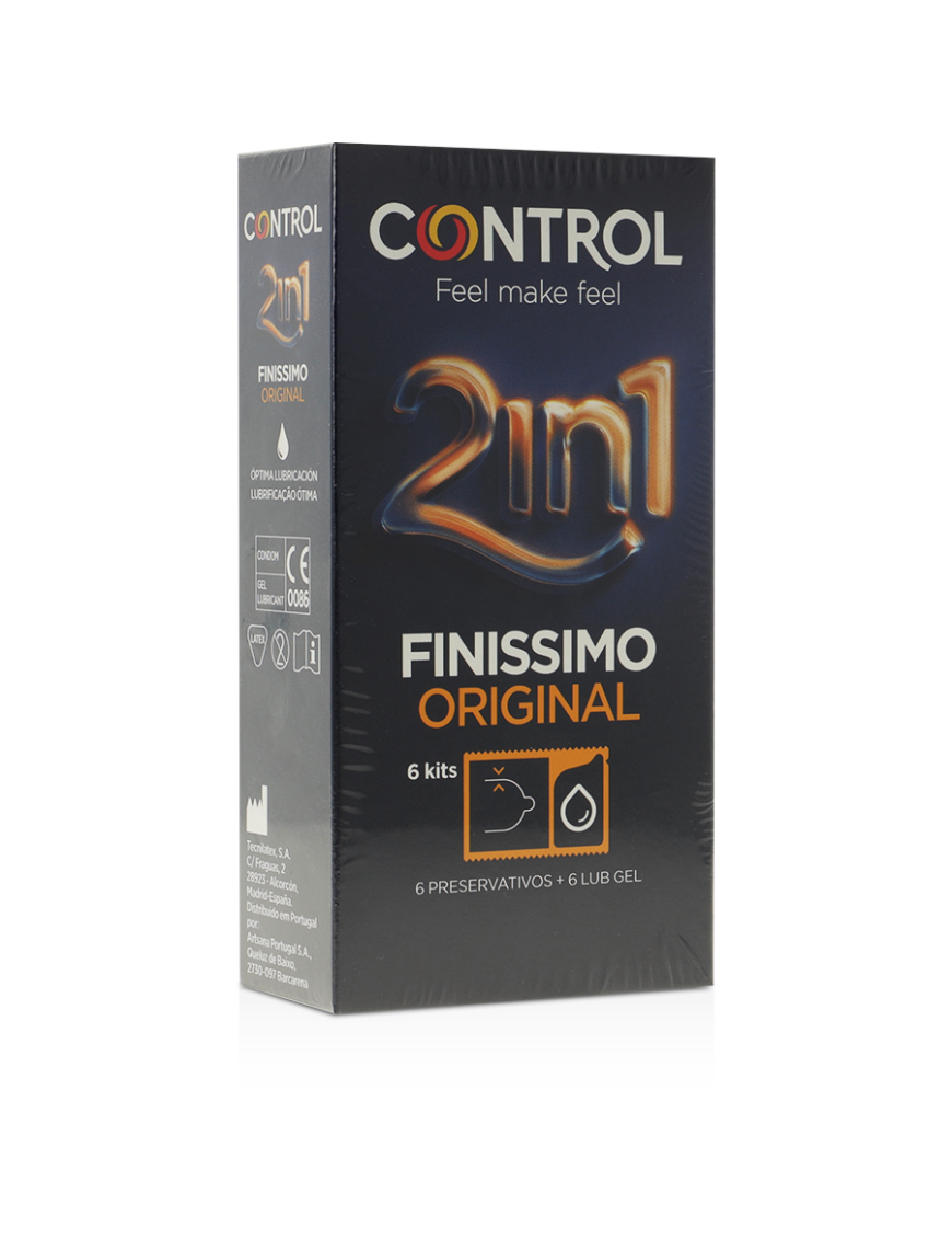 CONTROL DUO FINISIMO + LUBRICANTE 6 UNIDADES