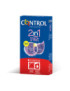 CONTROL 2 IN ONE TOUCH AND FEEL + LUBRICANTE 6 UNIDADES