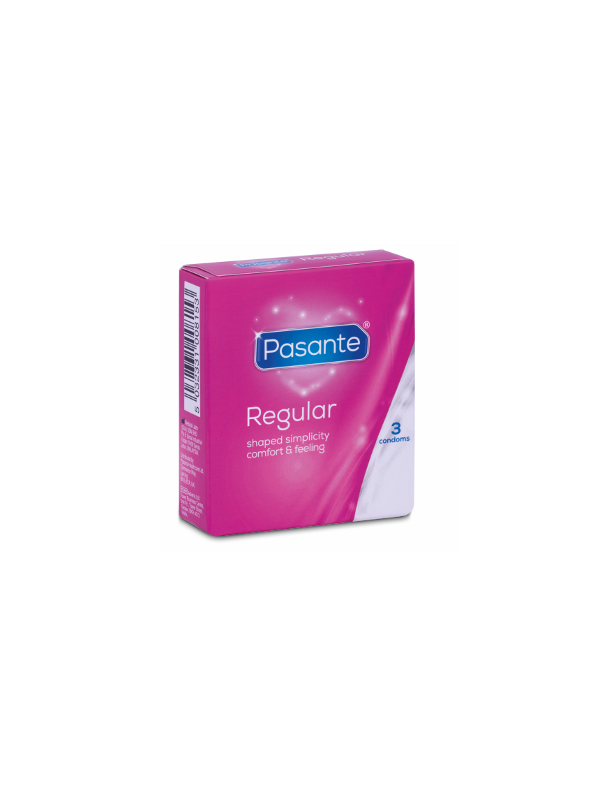 PASANTE CONDOM GAMA REGULAR 3 UNIDADES