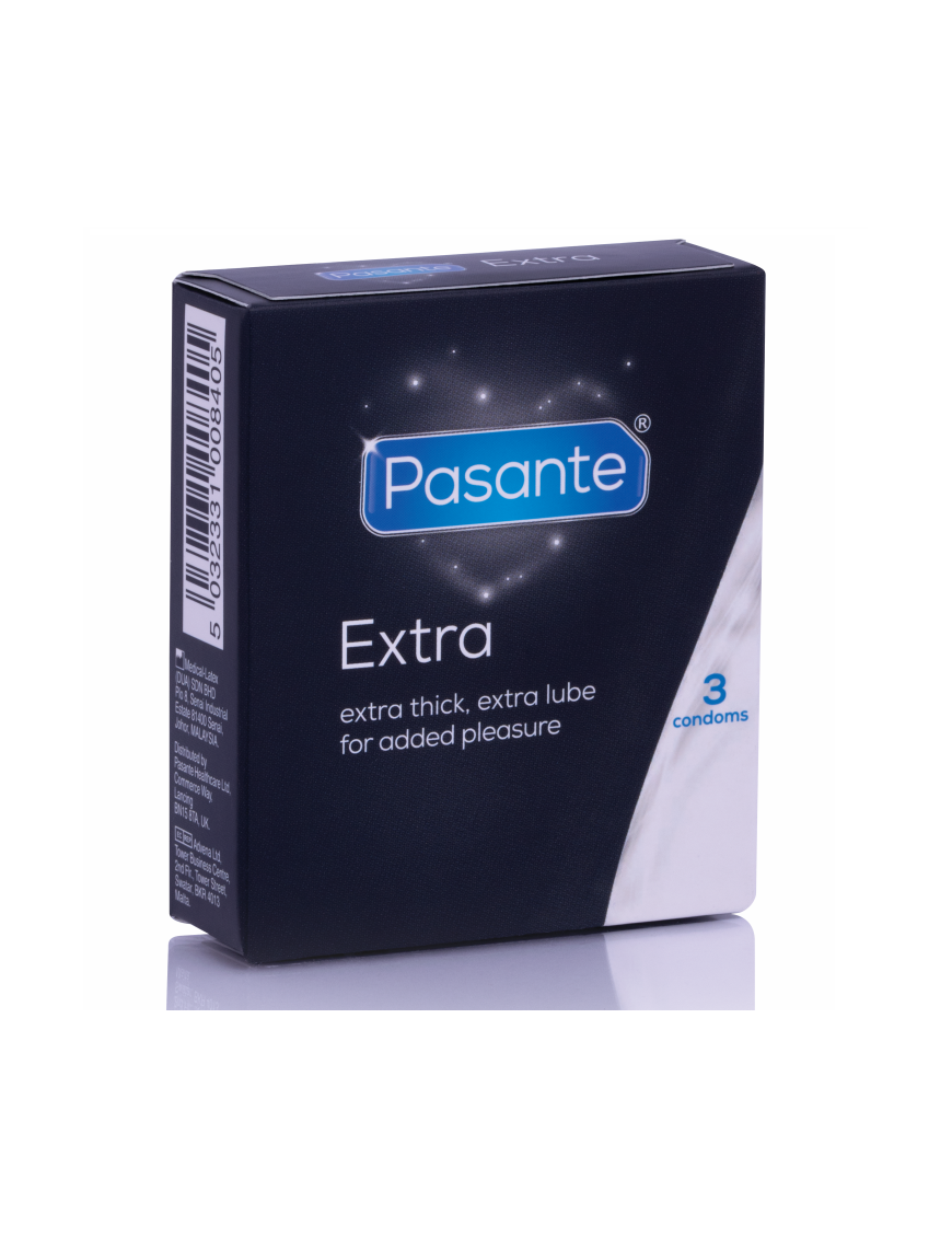 PASANTE EXTRA PRESERVATIVO EXTRA GRUESOS 3 UNIDADES