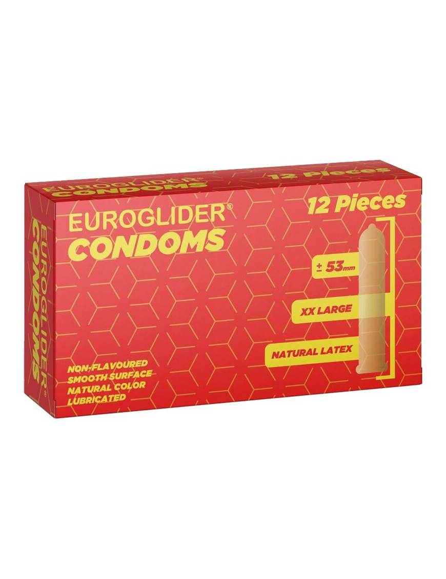 EUROGLIDER PRESERVATIVO NATURAL 12 UNIDADES