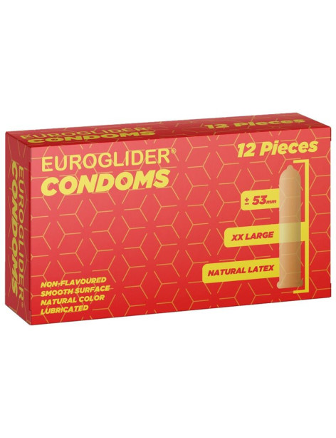 EUROGLIDER PRESERVATIVO NATURAL 12 UNIDADES