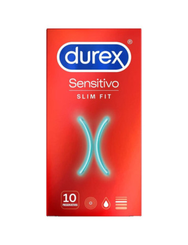 DUREX SENSITIVO SLIM FIT 10...