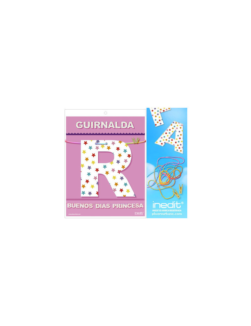 GUIRNALDA BUENOS DIAS PRINCESA (Cartulina 220gr)