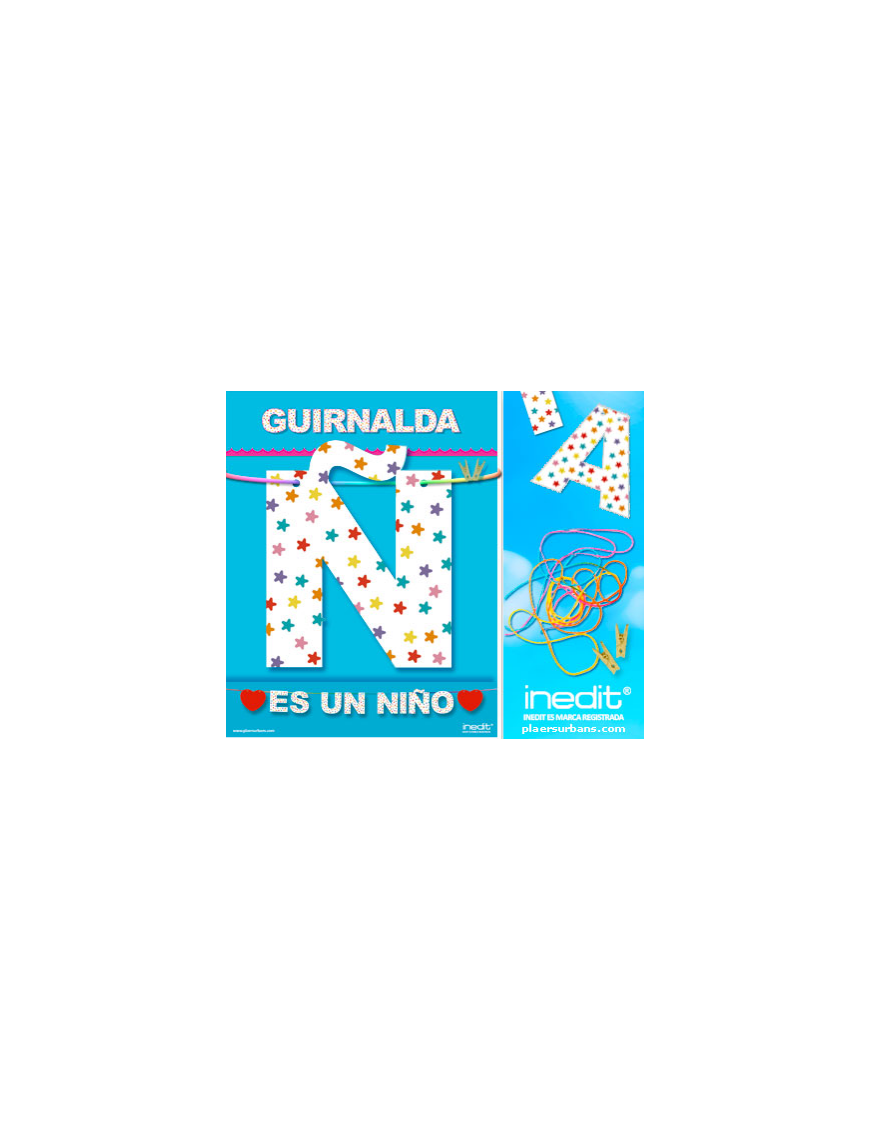 GUIRNALDA ES UN NIÑO (Cartulina 220gr)