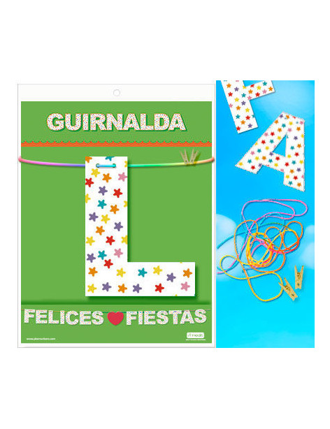 GUIRNALDA FELICES FIESTAS (Cartulina 220gr)