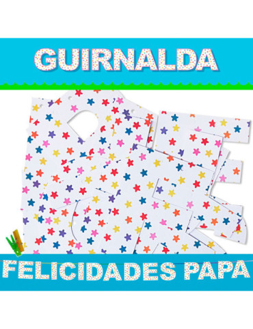 GUIRNALDA FELICIDADES PAPA...