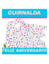 GUIRNALDA FELIZ ANIVERSARIO (Cartulina 220gr)