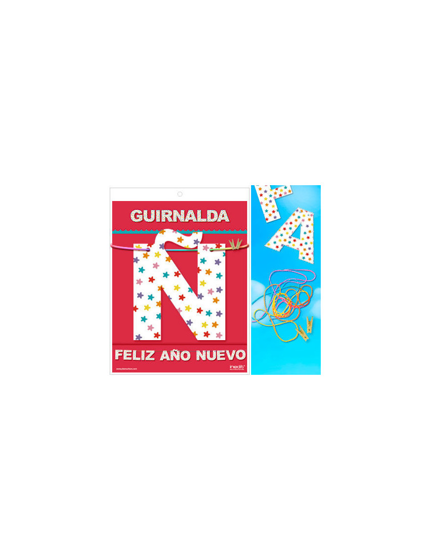 GUIRNALDA FELIZ AÑO NUEVO (Cartulina 220gr)