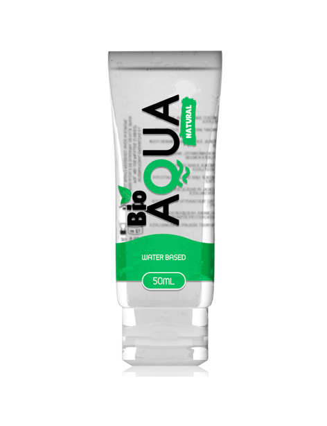 BIOAQUA LUBRICANTE INGREDIENTES NATURALES BASE AGUA 50 ML