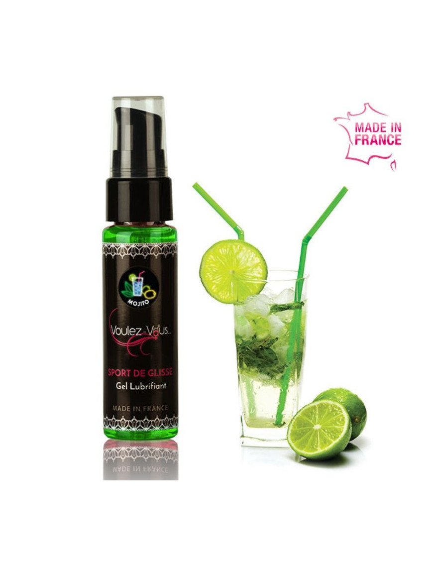 VOULEZ-VOUS GEL LUBRICANTE BASE AGUA - MOJITO - 35 ML