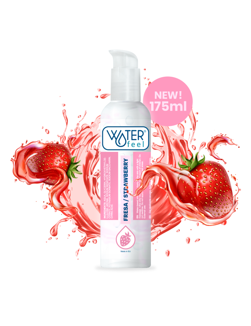 WATERFEEL LUBRICANTE BASE AGUA FRESA 175 ML - ES EN IT NL FR DE