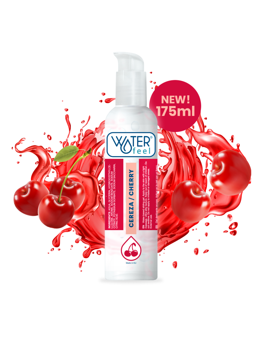 WATERFEEL LUBRICANTE CEREZA 175 ML - ES EN IT NL FR DE