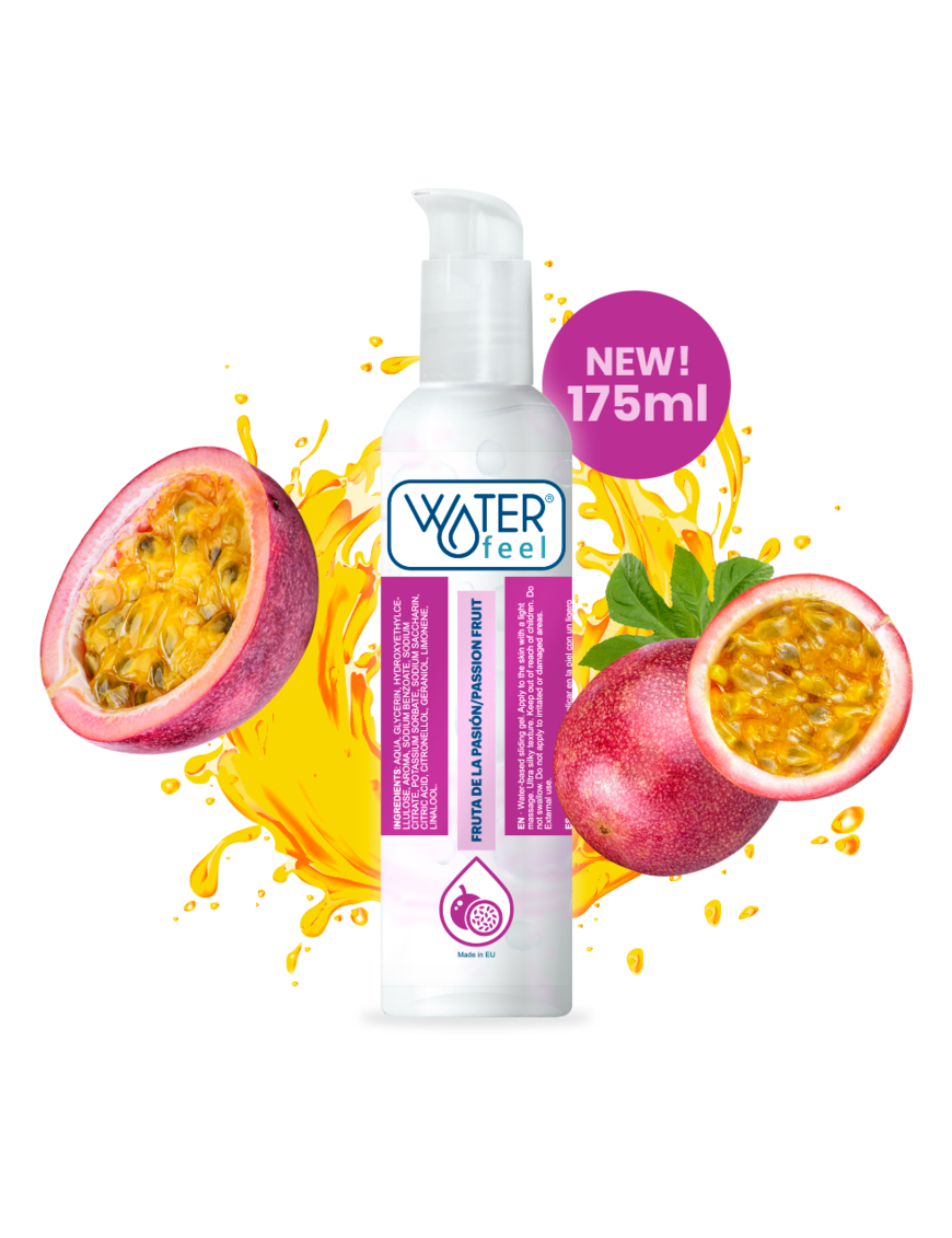 WATERFEEL LUBRICANTE BASE AGUA FRUTA DE LA PASIÓN 175 ML