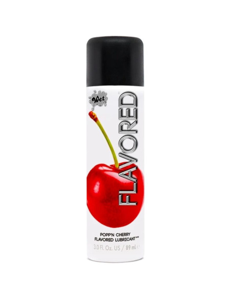 WET FLAVORED LUBE POPP'N CHERRY CEREZA 89 ML