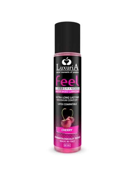 LUXURIA FEEL LUBRICANTE BASE AGUA CEREZA 60 ML