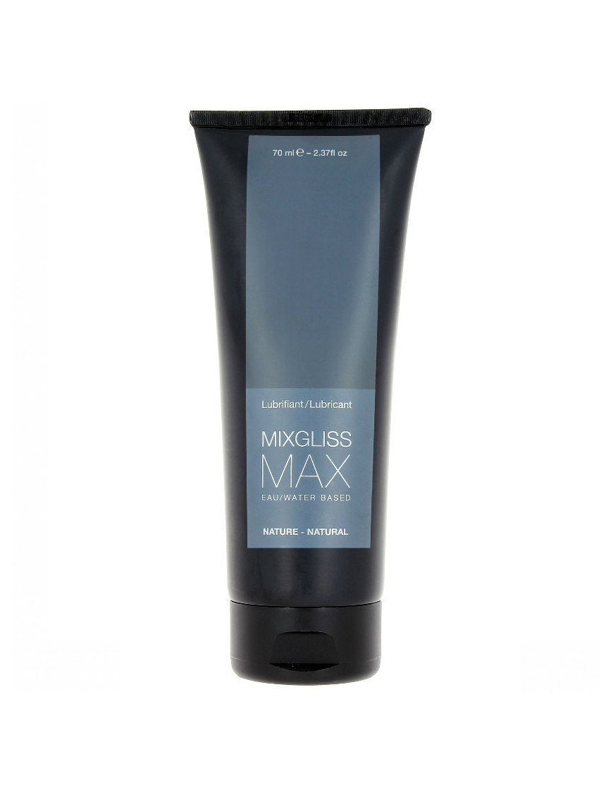 MIXGLISS MAX LUBRICANTE ANAL BASE AGUA NATURAL 70ML