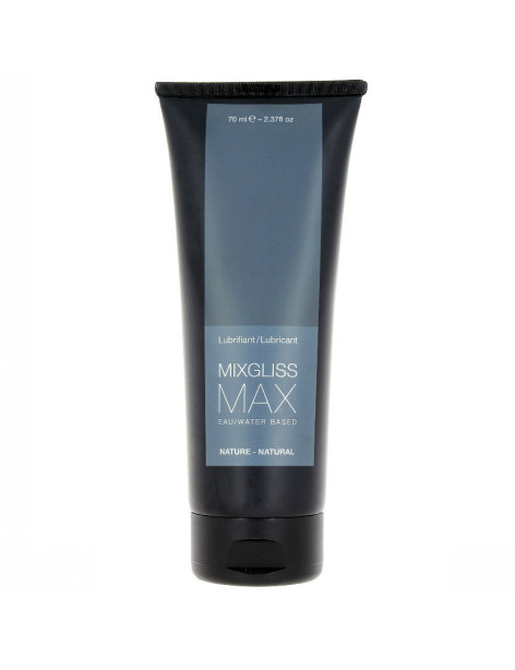 MIXGLISS MAX LUBRICANTE ANAL BASE AGUA NATURAL 70ML