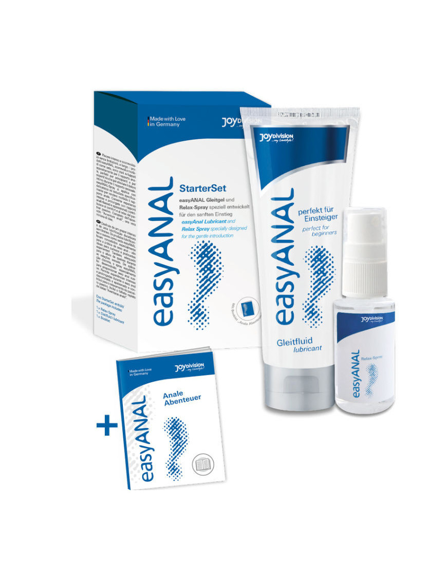 EASY ANAL STARTER SET LUBRICANTE + RELAJANTE ANAL