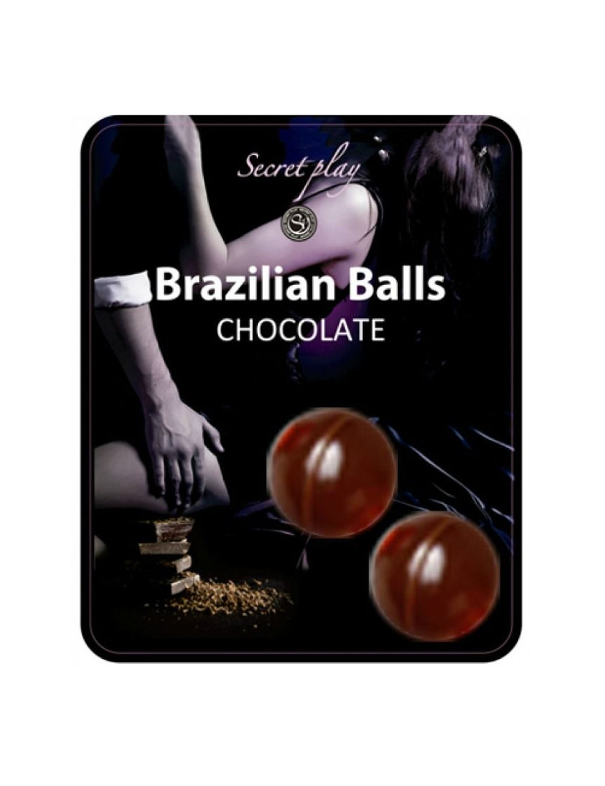 SECRETPLAY BRAZILIAN BALLS CHOCOLATE SET 2 BOLAS