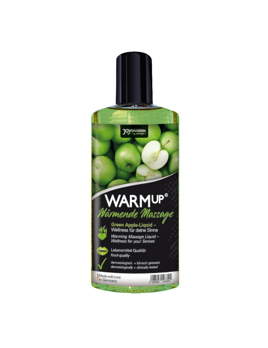 AQUAGLIDE - WARMUP ACEITE DE MASAJE MANZANA VERDE 150 ML