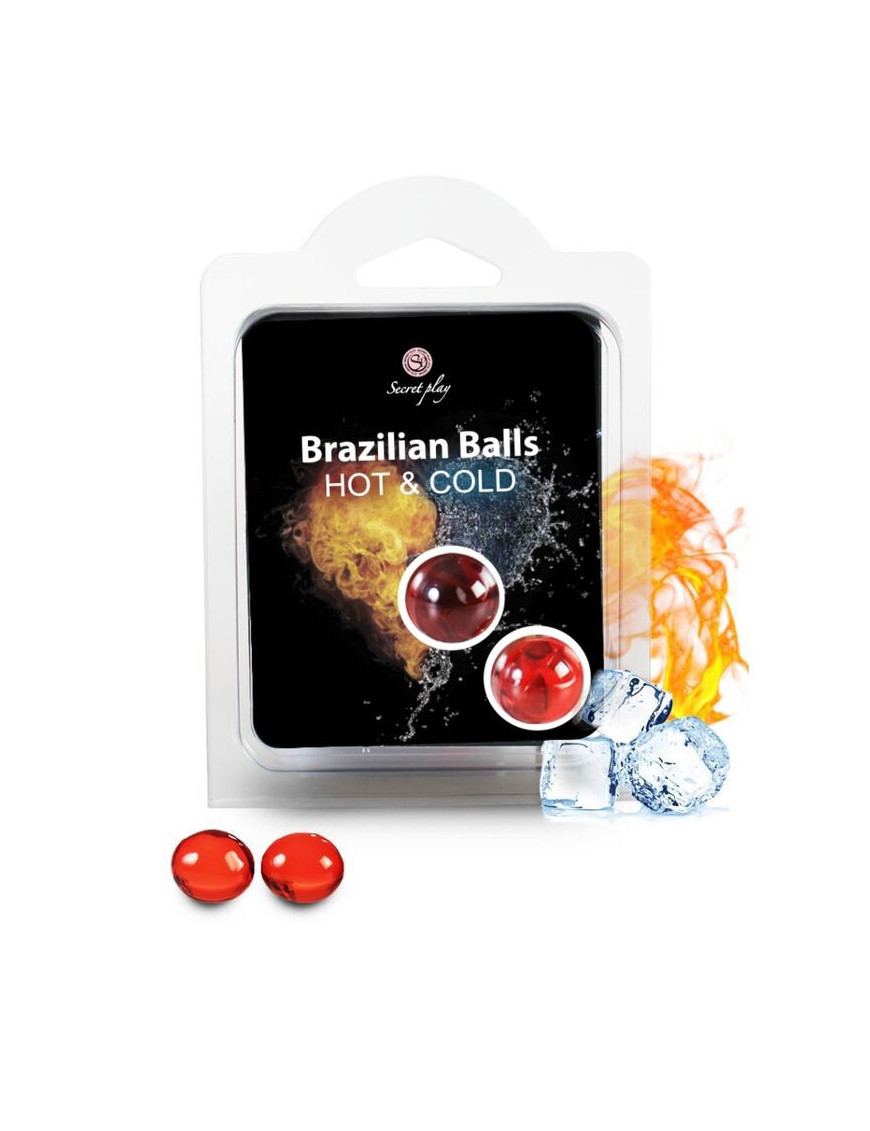 SECRETPLAY BRAZILIAN BALLS EFECTO CALOR & FRIO 2 UNIDADES